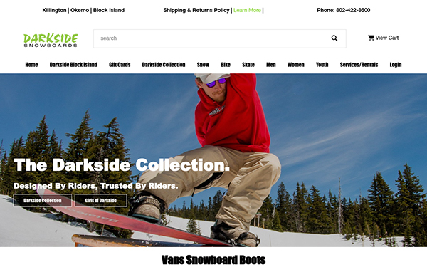 Darkside Snowboards, Killington, Vermont