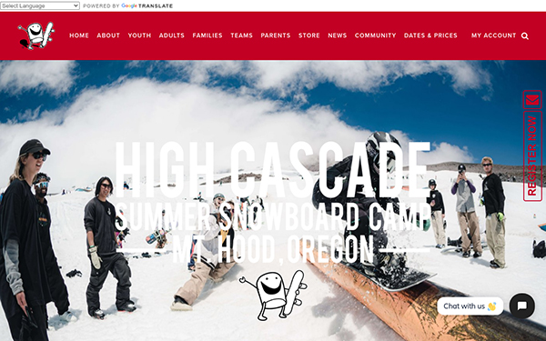 High Cascade Snowboard Camp