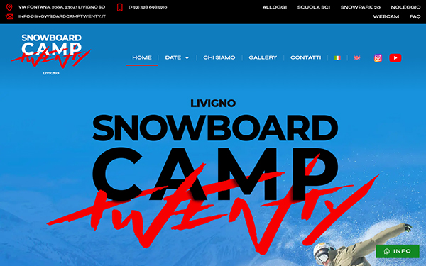 Snowboard Camp Twenty Livigno