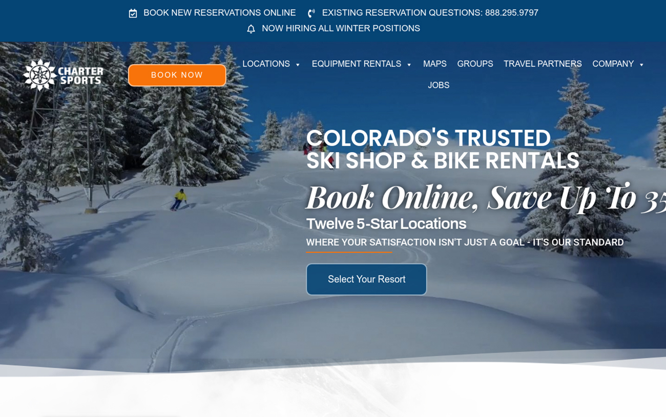 Charter Sports Ski, Snowboard & Bike Rentals