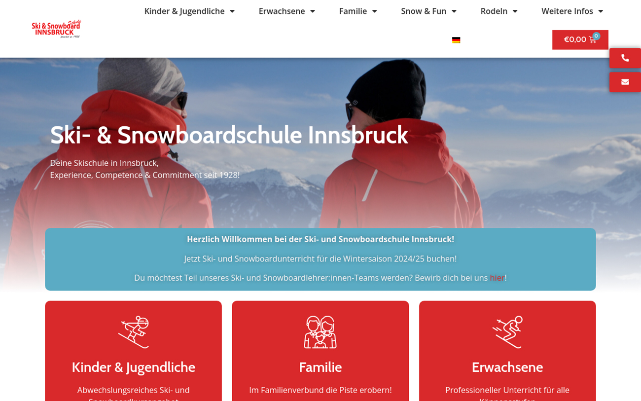 Ski & Snowboardschule Innsbruck